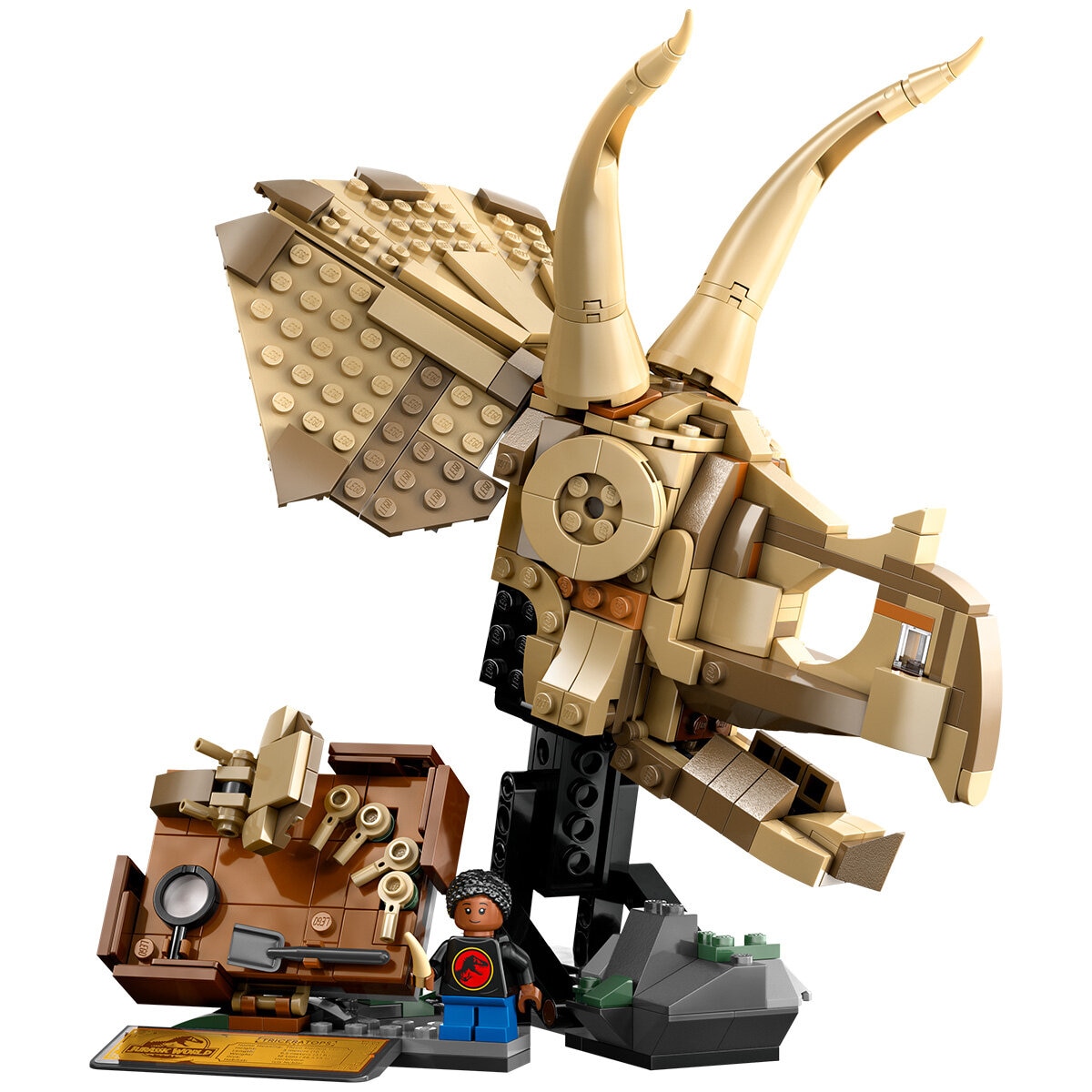 LEGO Jurassic World Dinosaur Fossils Triceratops Skull Model Set 76969
