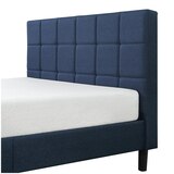 Blackstone Square Platform Bed Navy Double (Zinus)