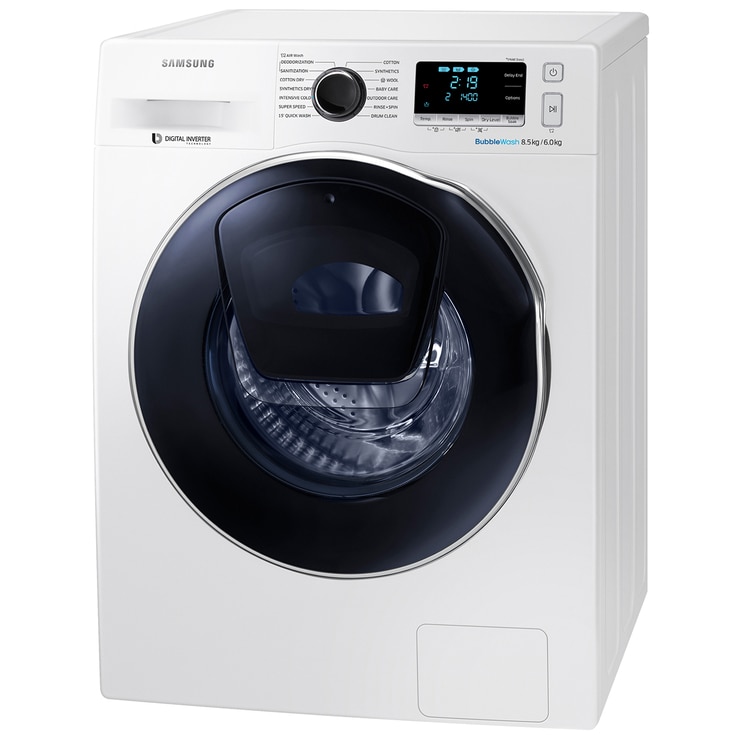 Samsung Washing Machine 8.5kg with Dryer 6kg WD85K6410OW Costco Australia
