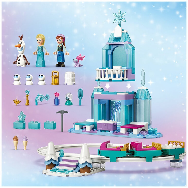LEGO Disney Frozen Elsa’s Ice Castle & Snow Ride Adventure 43281