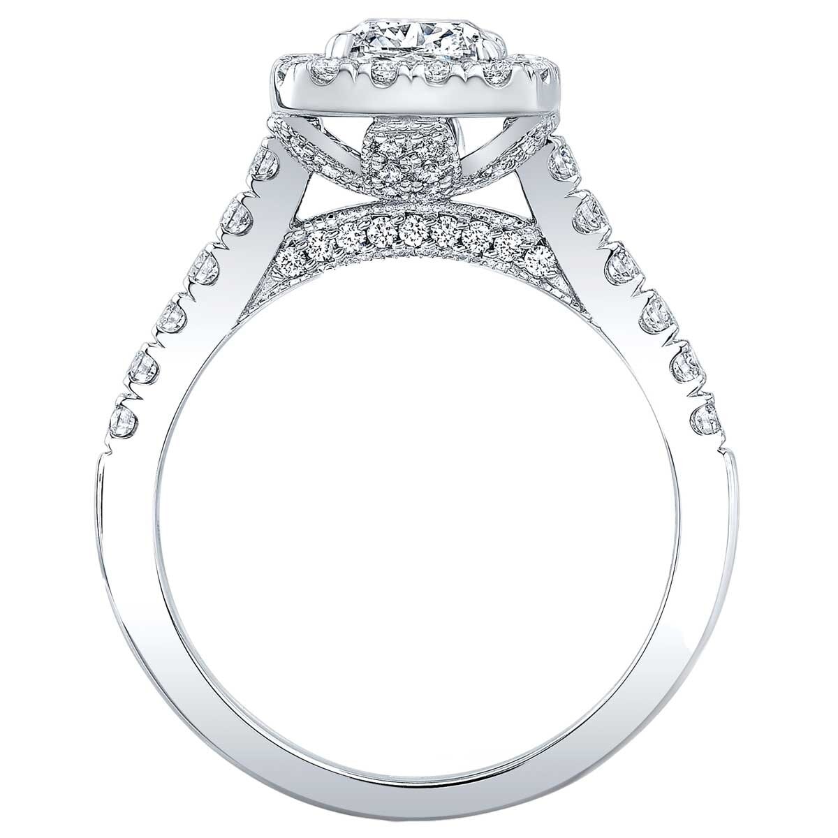 18kt White Gold 2.0ctw Diamond Bridal Set with 1.0ctw Centre Stone
