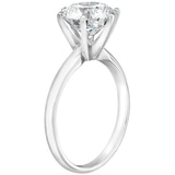 Round Brilliant 10.03 ct VS1 Clarity, I Color Diamond Platinum Solitaire Ring