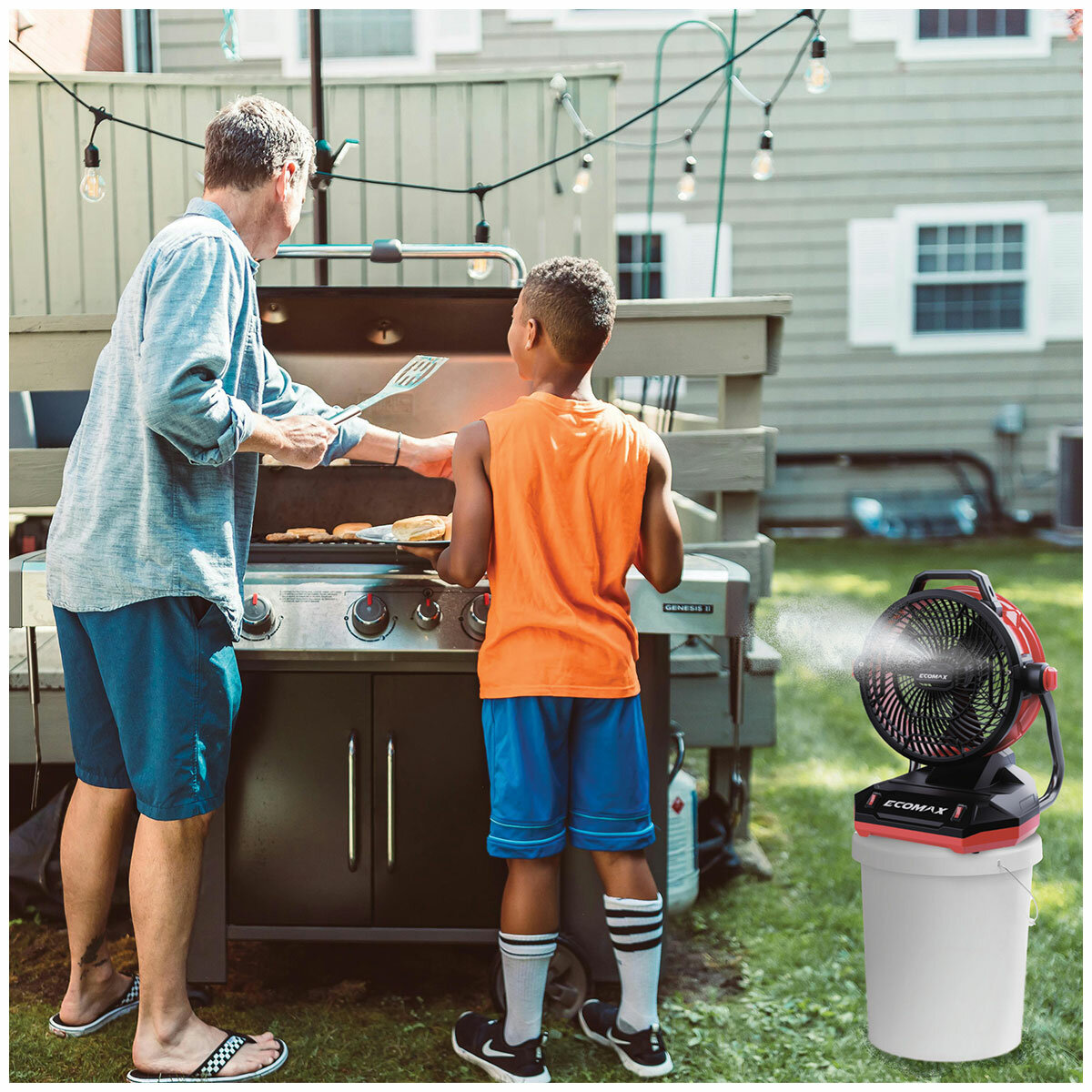 Ecomax Misting Fan 30cm - EMF503014M