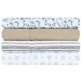 South Point Home Fashions Poly Flannel Sheet Set 6 Piece King