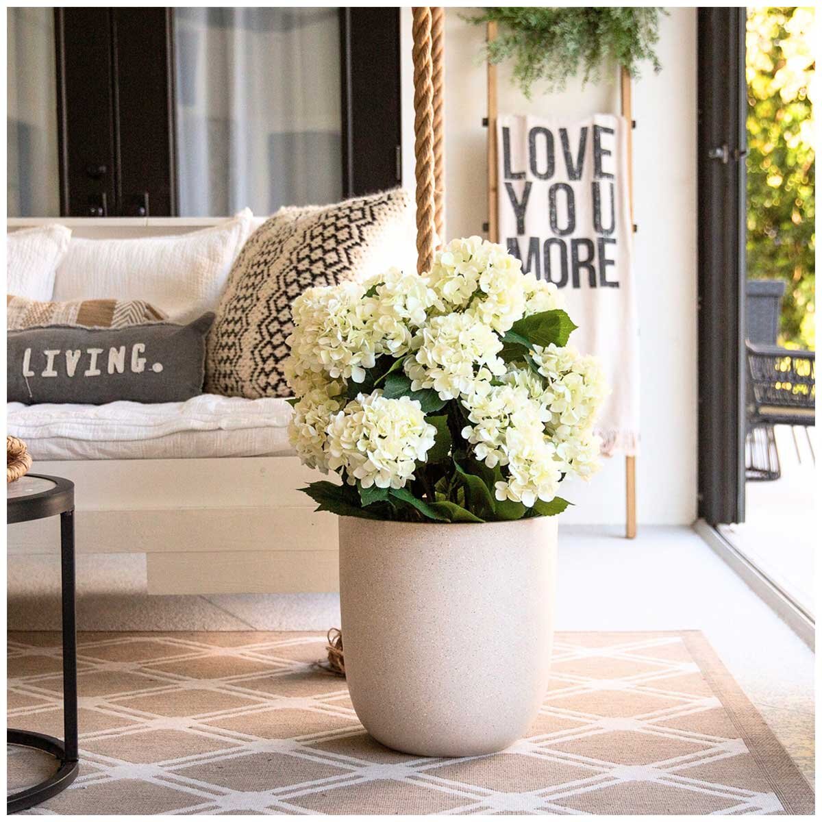 Nearly Natural Artificial Hydrangea Floor Plant