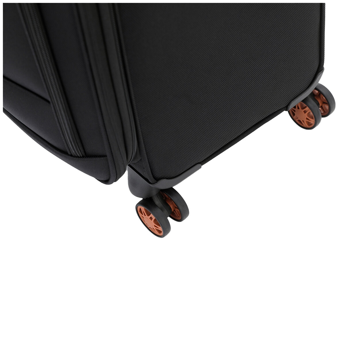 Tosca Park Avenue 3 Piece Luggage Set Black Tan