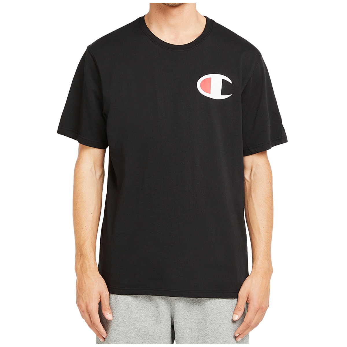 Champion Men's C Logo Tee Black | Costco Australia