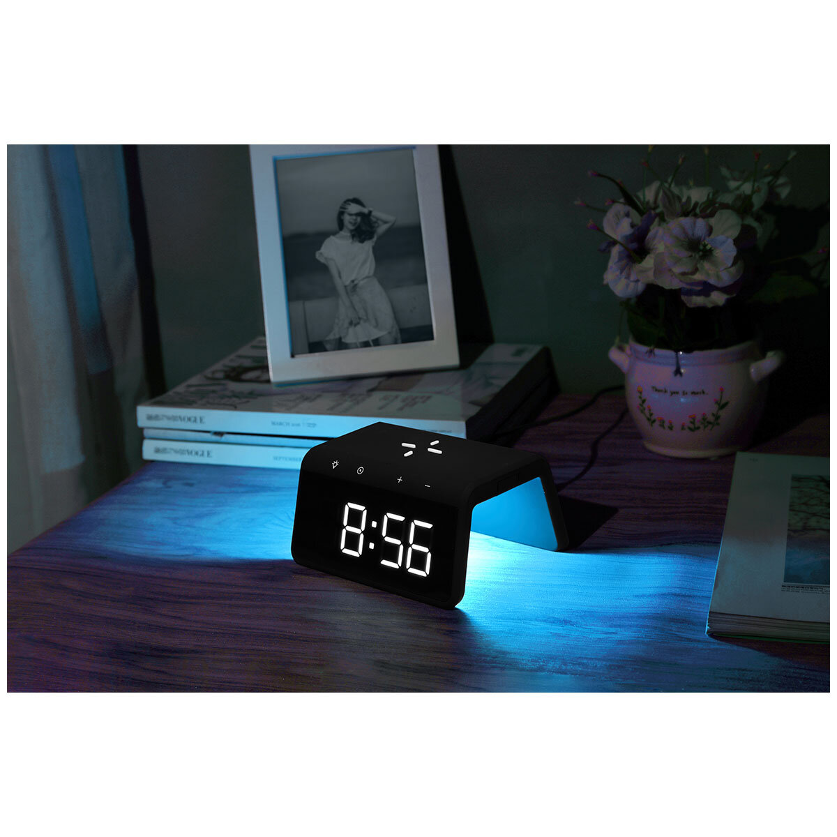 REWYRE Alarm Clock Wireless Charger SY-W0258BLK