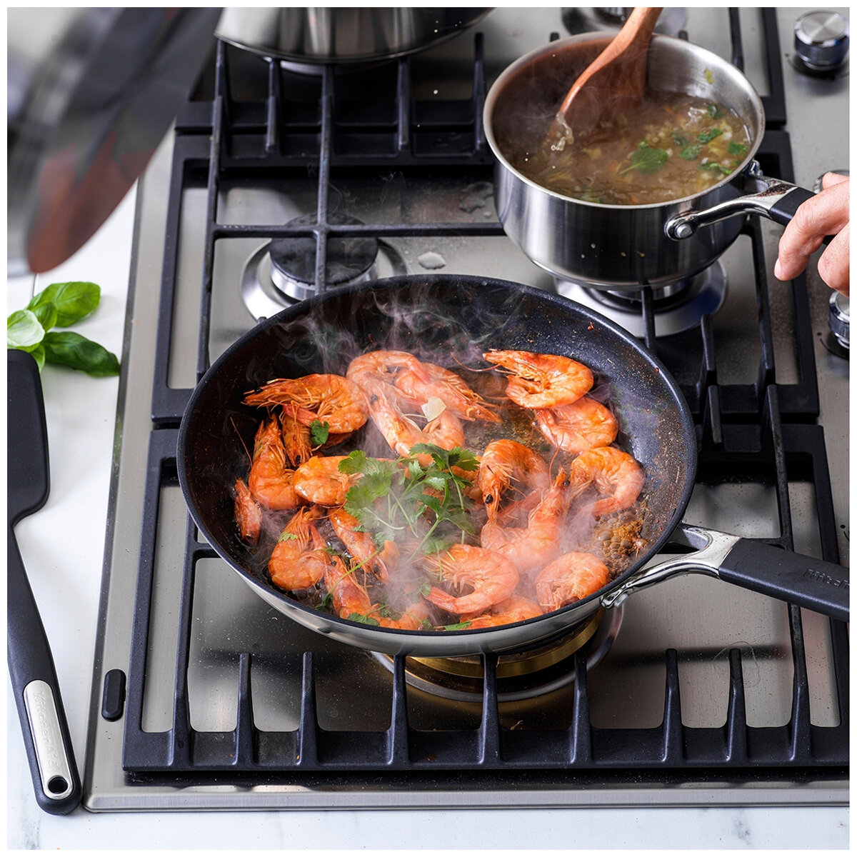 KitchenAid Stainless Steel Frypan 3 Piece Set