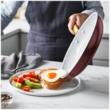 GreenPan Ceramic Non-Stick Frypan 2 Piece Set 20cm And 28cm Choc Truffle