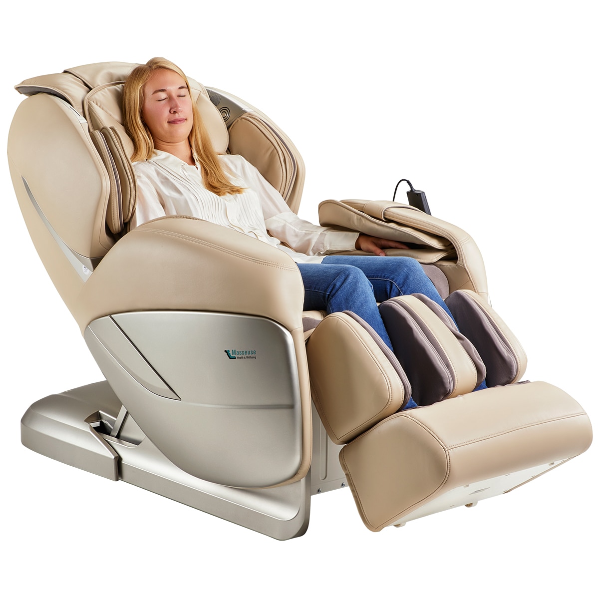 Masseuse Massage Chairs Platinum + Massage Chairs - Cream
