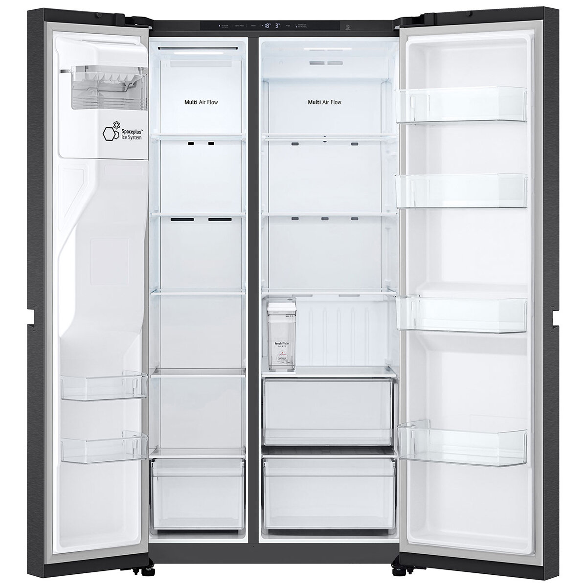 LG 641L Side By Side Fridge Matte Black GS-N599MBL
