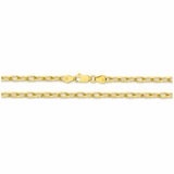 18KT Yellow Gold Paperclip Bracelet 6.8g