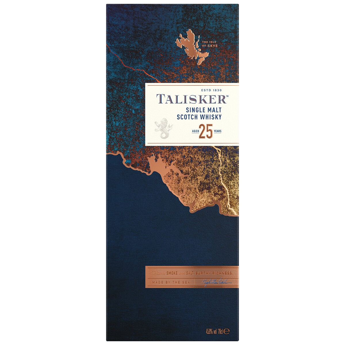 Talisker 25 Year Old Single Malt Scotch Whisky 700ml