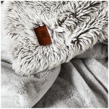 Frye Arctic Faux Fur Lux Throw 152 x 178cm White