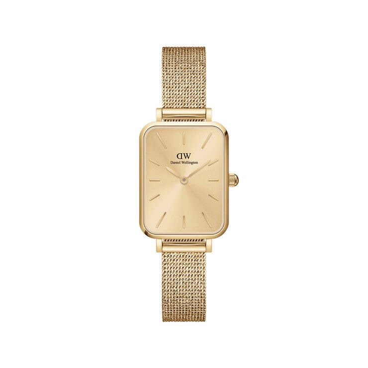 Daniel Wellington Quadro Unitone Gold Dial Women's Watch DW00100485 Daniel Wellington Quadro Unitone Gold Dial Women's Watch DW00100485