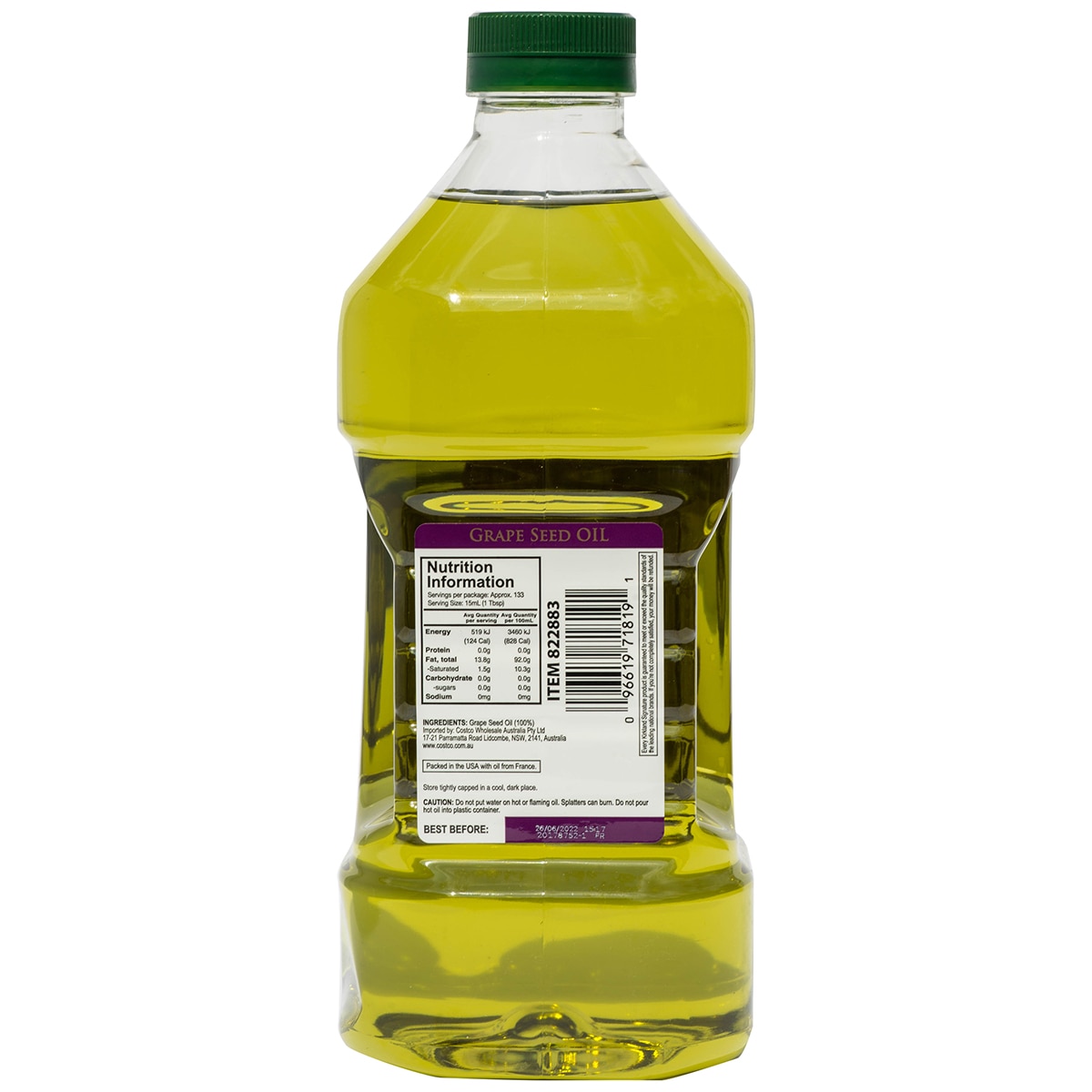 Kirkland Signature Grapeseed Oil 2L