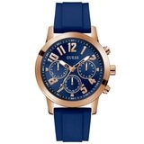 GUESS Parker Navy Blue SIlicone Men's Watch GW0708G3