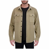 Kirkland Signature Men's Shirt Jacket Tan