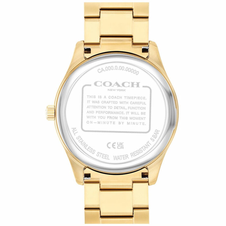 Coach Oliver Gold Steel Green Dial Men's Watch 14602753