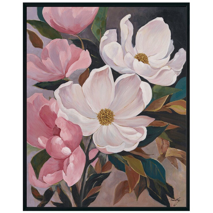 CAFE LIGHTING & LIVING Magnolia Canvas Painting CAFE LIGHTING & LIVING Magnolia Canvas Painting