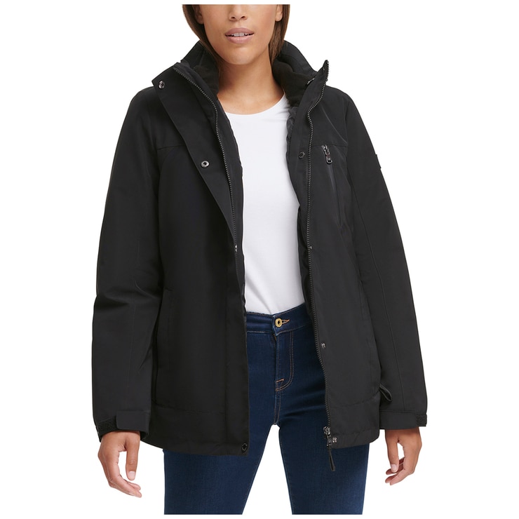 Calvin Klein Women's 3in1 Jacket Black Costco Australia