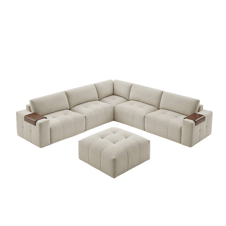 Aiden & Ivy 6 Piece Modular Fabric Sectional Aiden & Ivy 6 Piece Modular Fabric Sectional