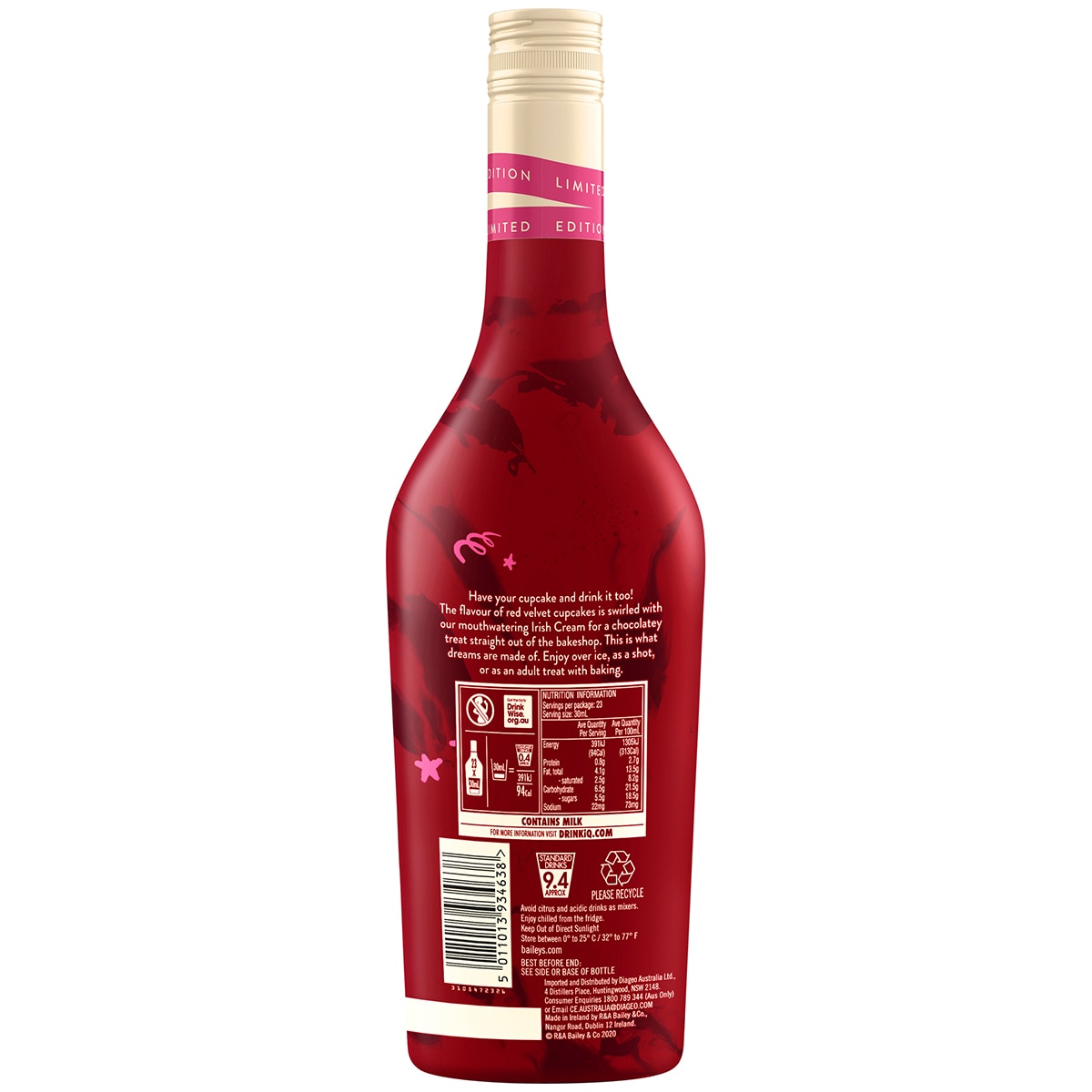 Baileys Red Velvet Cupcake 700ml Costco Australia