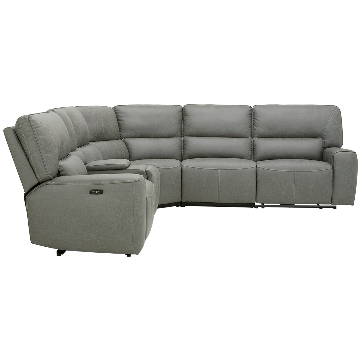 Gilman Creek Fabric Power Reclining Sectional with Power Headrests