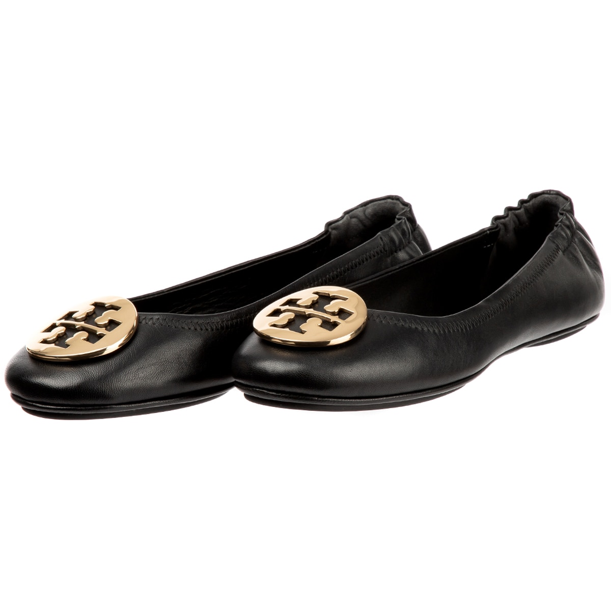 Tory burch minnie deals travel logo ballet flats