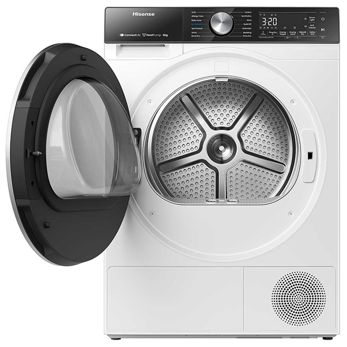 Hisense 8kg Series 5 Heat Pump Dryer White HDF5S80H
