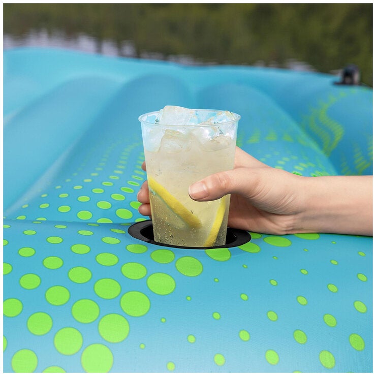 Hydro Force Sunny Lounge 5-Person Inflatable Island with Sunshade 2.8M