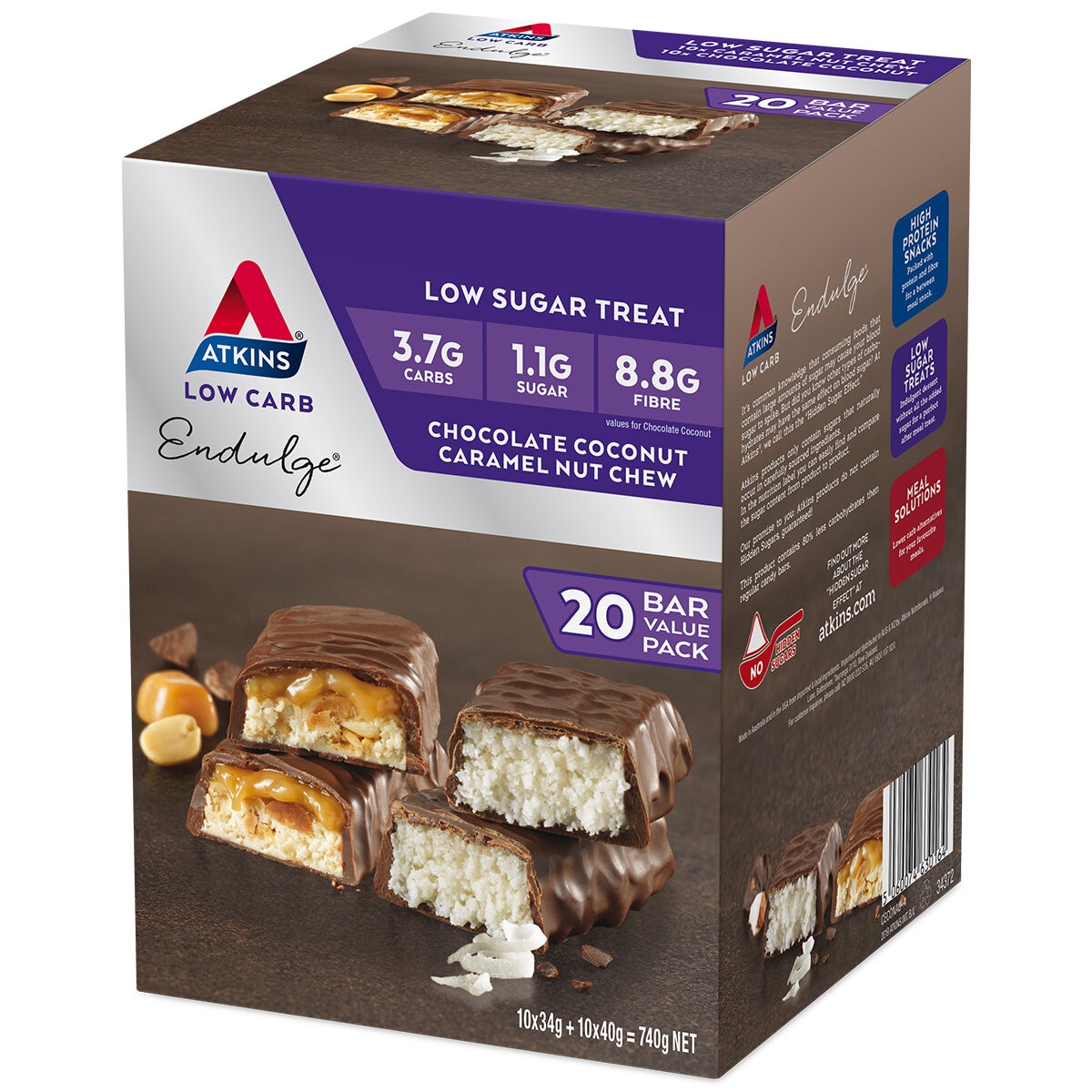 Atkins Endulge Low Sugar Variety Pack 20 Pack