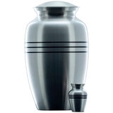 Value Coffins Radiance Pewter Urn Set