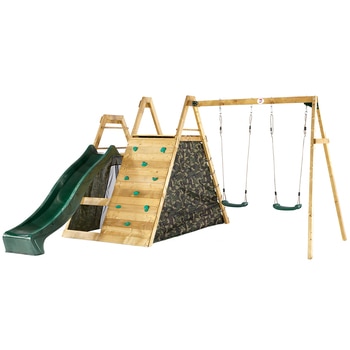 Plum Play Climbing Pyramid With Swing Set Play Centre