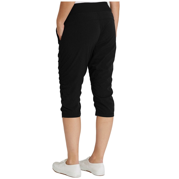 Kirkland Signature Women's Woven Capri Pants Black Costco Australia