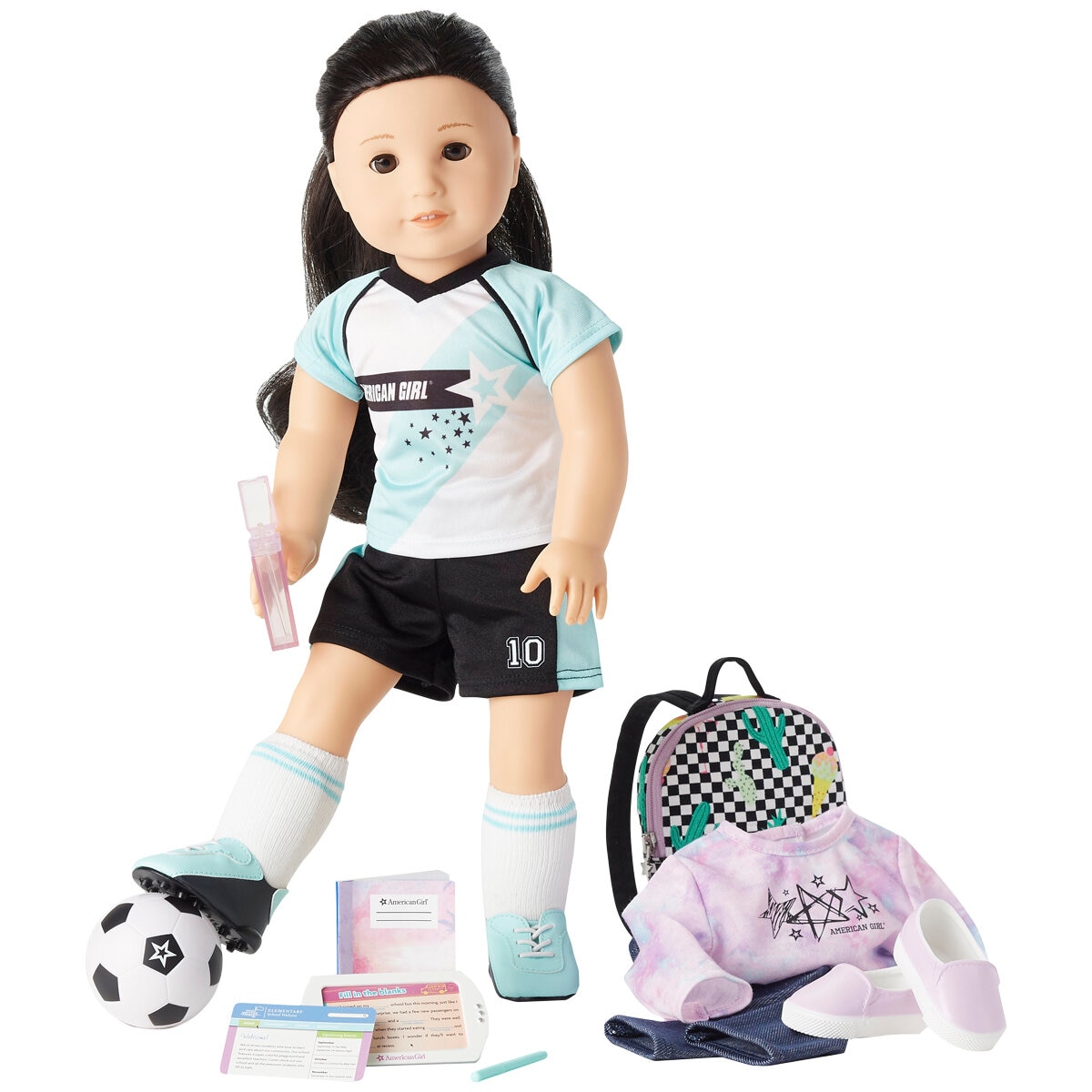 American Girl Truly Me School Day to Soccer Play Doll 84