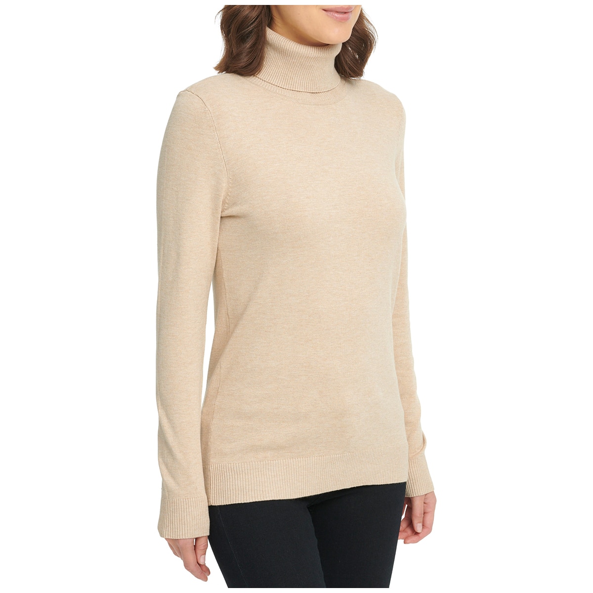 Andrew Marc Turtleneck - Heather Latte