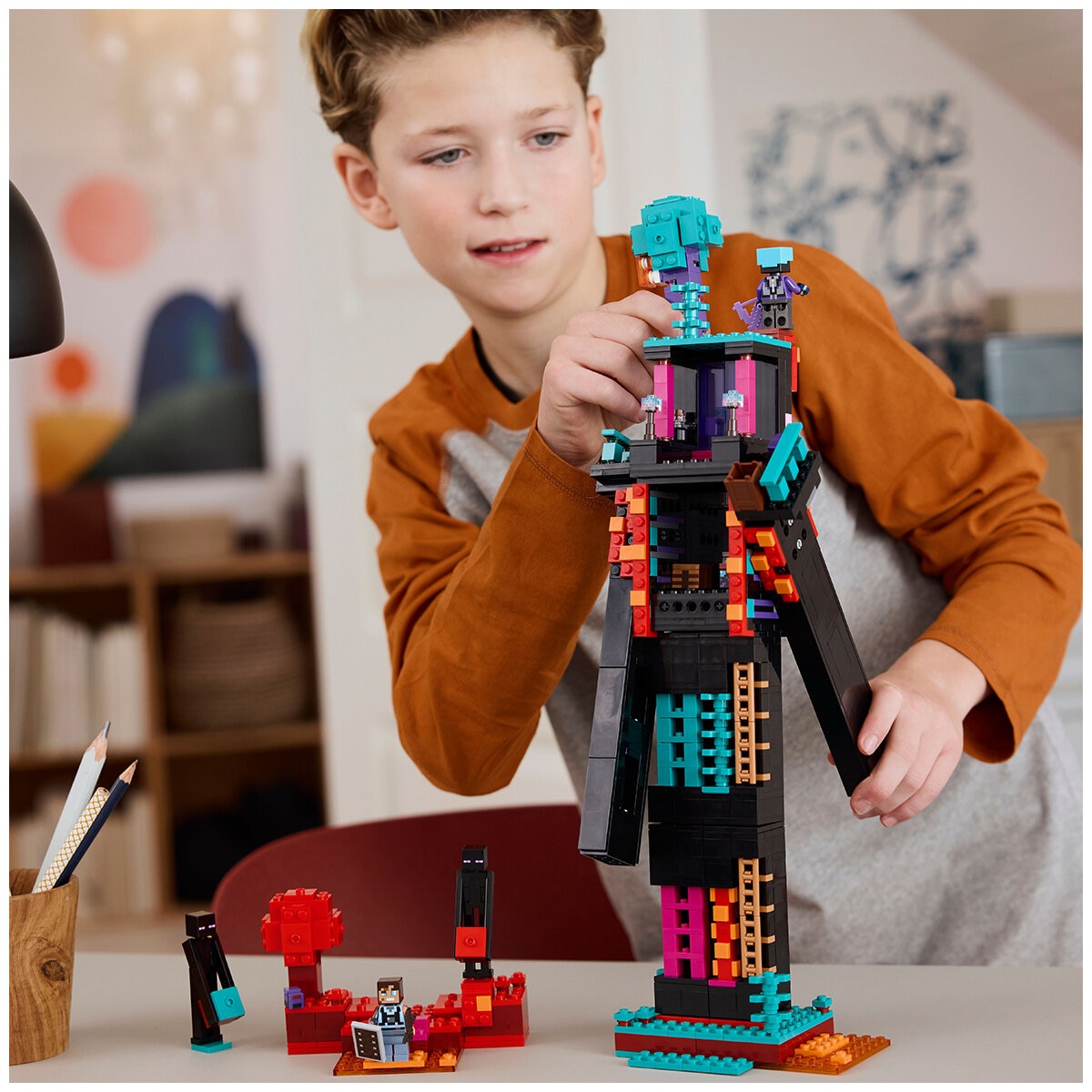 LEGO Minecraft The Enderman Tower 21279