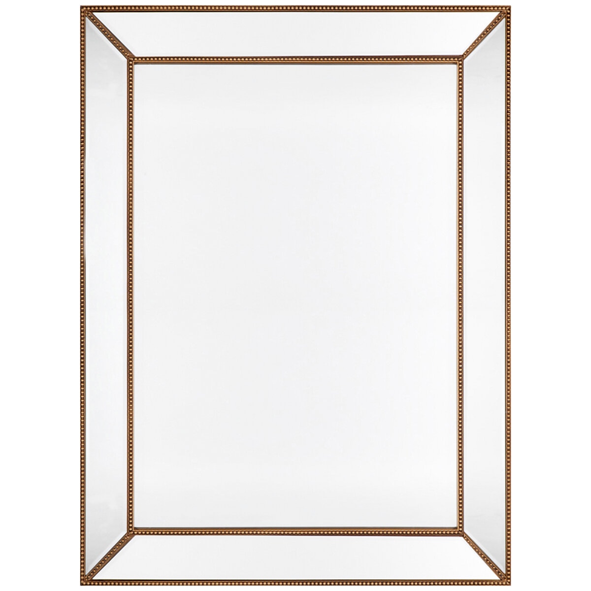 Café Lighting and Living Zeta Wall Mirror Large Antique Gold