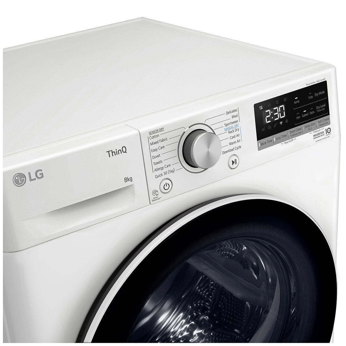 LG 8kg Heat Pump Dryer DVH5-08W White