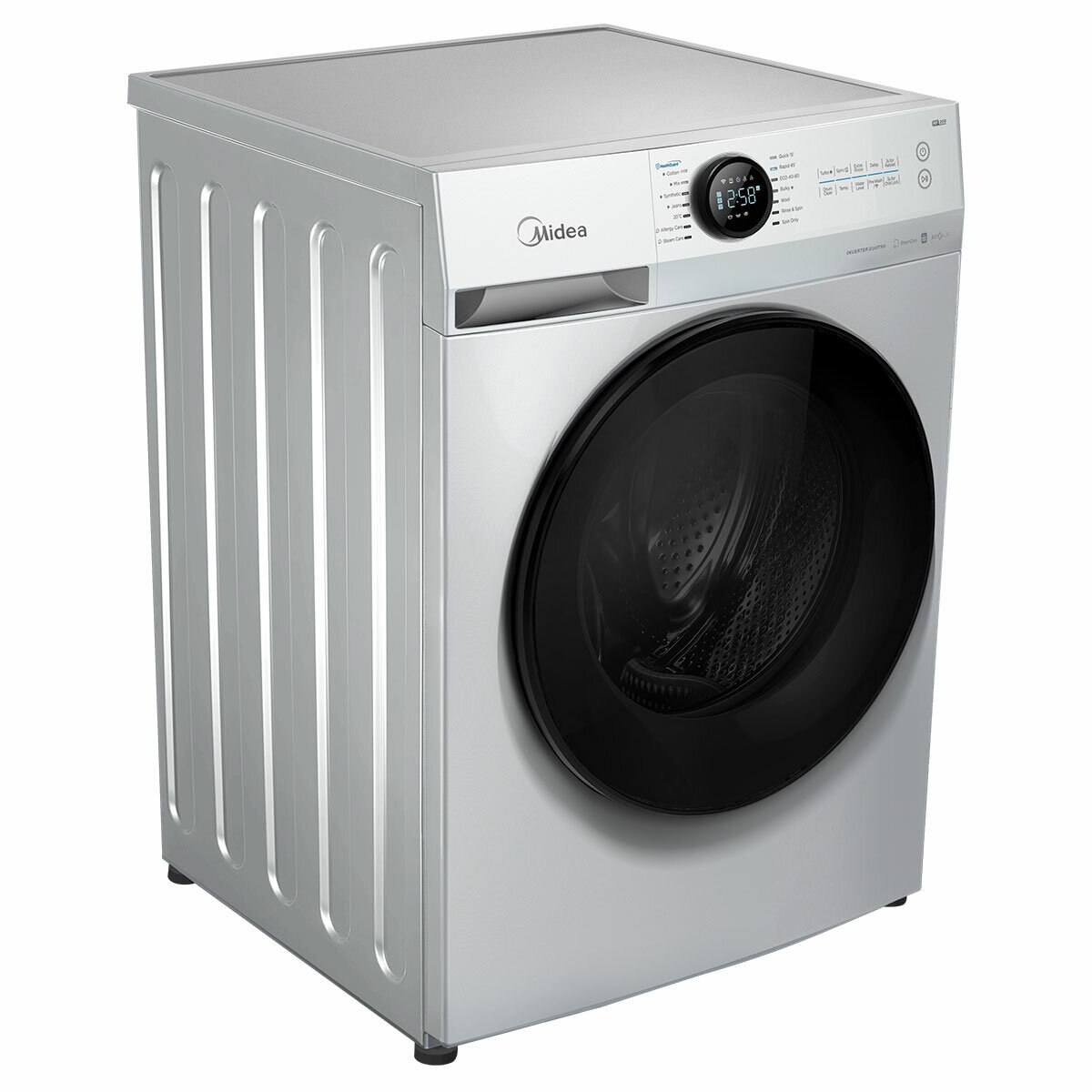 Midea 9kg Front Load Washing Machine White MF200W90WB/W Midea 9kg Front Load Washing Machine White MF200W90WB/W