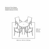 Agio Clearfield 5 Piece Sling Dining Set