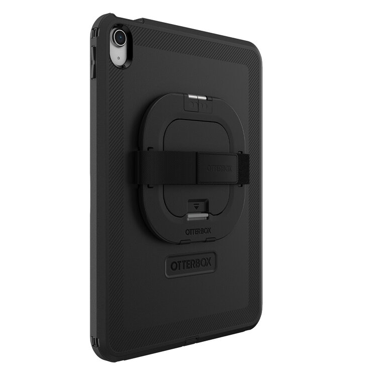 OtterBox Defender Apple iPad 10th Gen Case with Kickstand, Screen Protection and Strap ProPack Black 77-90431