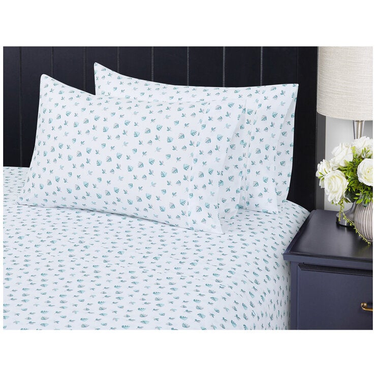South Point Home Fashions Microfiber Queen 6 Piece Sheet Set leaves South Point Home Fashions Microfiber Queen 6 Piece Sheet Set leaves