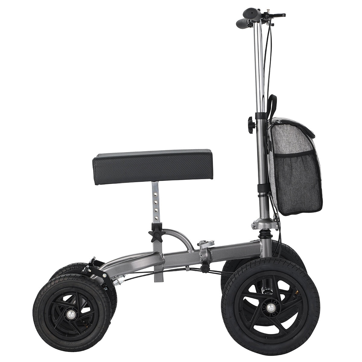 Altus Knee Scooter Walker Pneumatic Tires Titanium