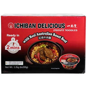 Ichiban Roast Beef Sauce Noodles 6 x 200g
