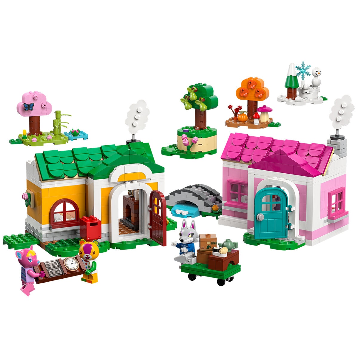 LEGO Animal Crossing Creative Houses Seasons of Fun 77057