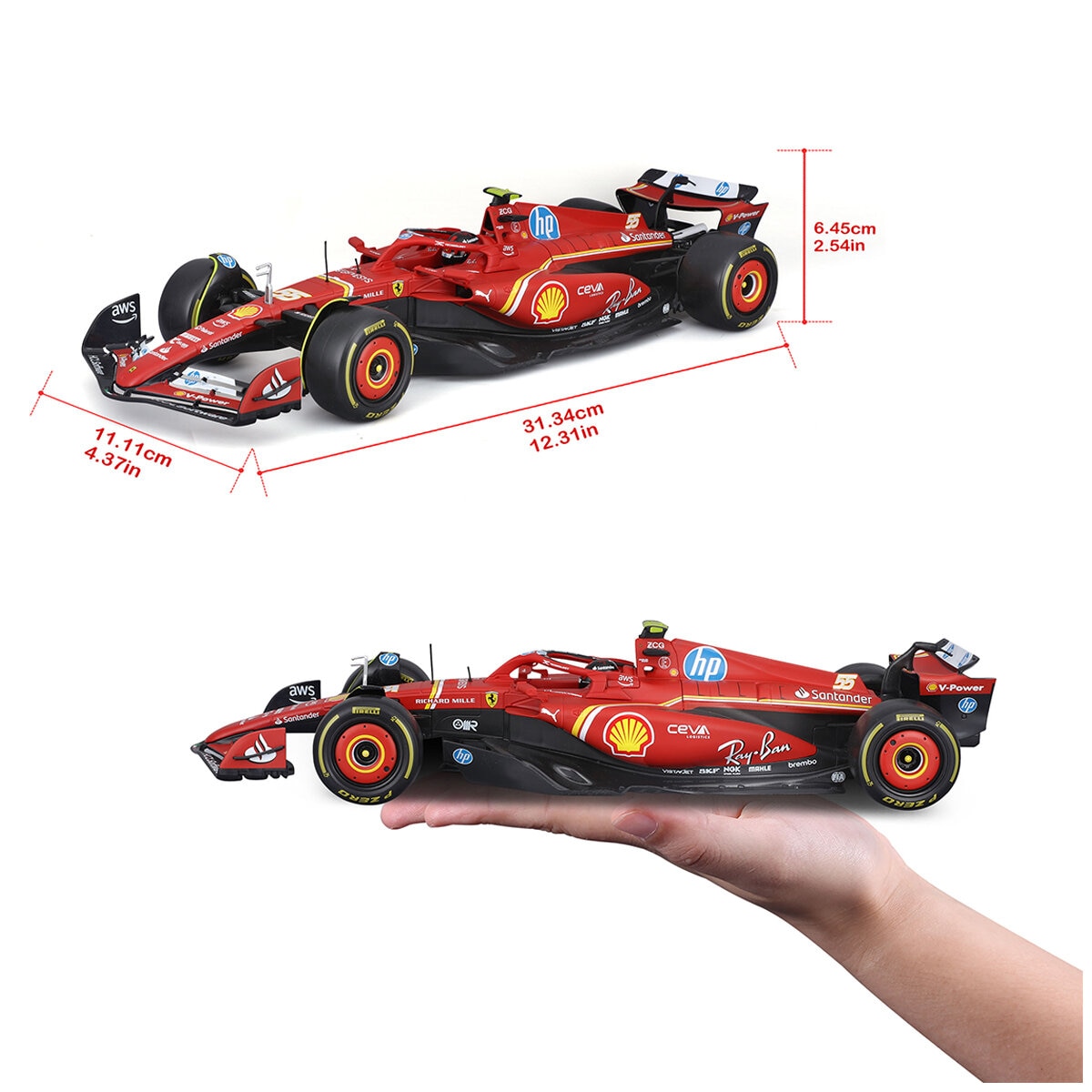 1:18 Ferrari SF-24 2024 Carlos Sainz 1:18 Ferrari SF-24 2024 Carlos Sainz