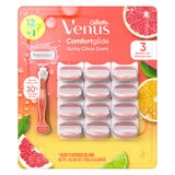 Gillette Venus Comfortglide Razor & 12 Refill Blades